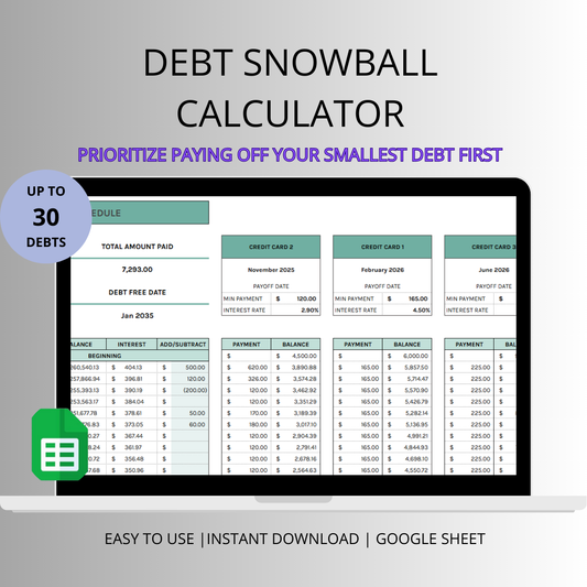 Debt Snowball Calculator